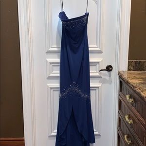 Niki Livas Evening Gown embellished w/ crystals